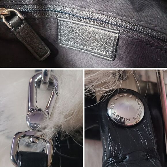 Marc Jacobs|Fur & Leather Canteen Crossbody Bag - Picture 12 of 14